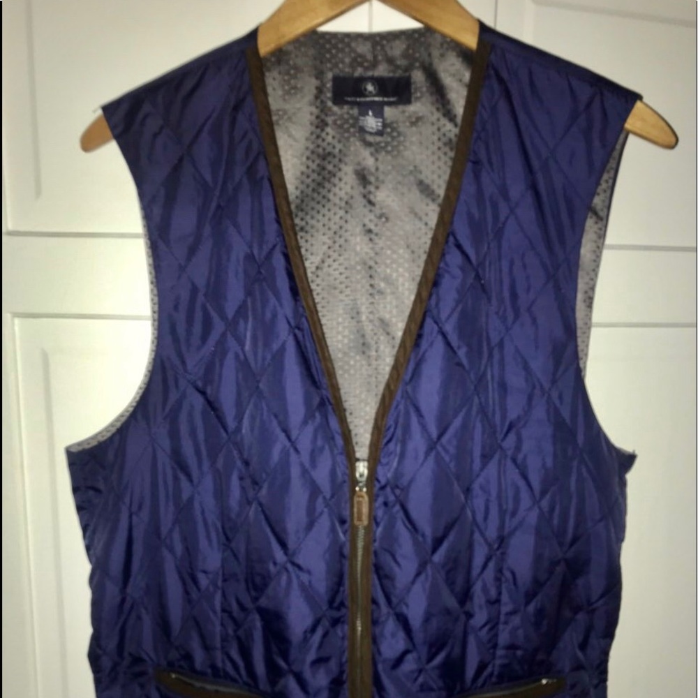 Men’s Hart Schaffner Marx Navy Vest Large